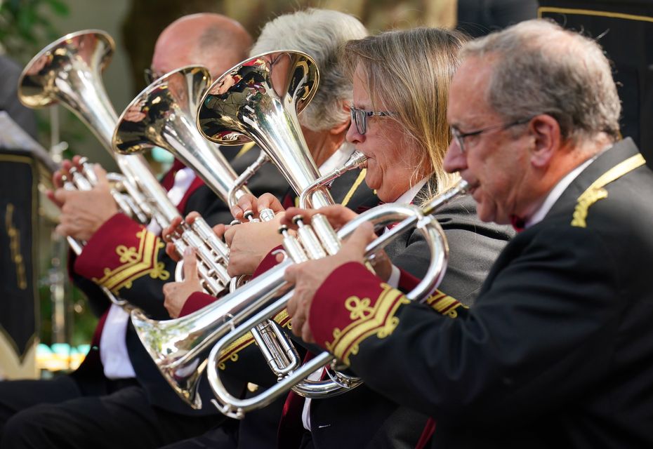 Brass bands were found to have originated in the military during the Napoleonic wars (Jonathan Brady/PA)