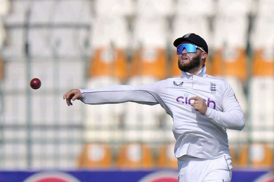 England have a concern over Ben Duckett after he picked up a thumb injury (Anjum Naveed/AP)