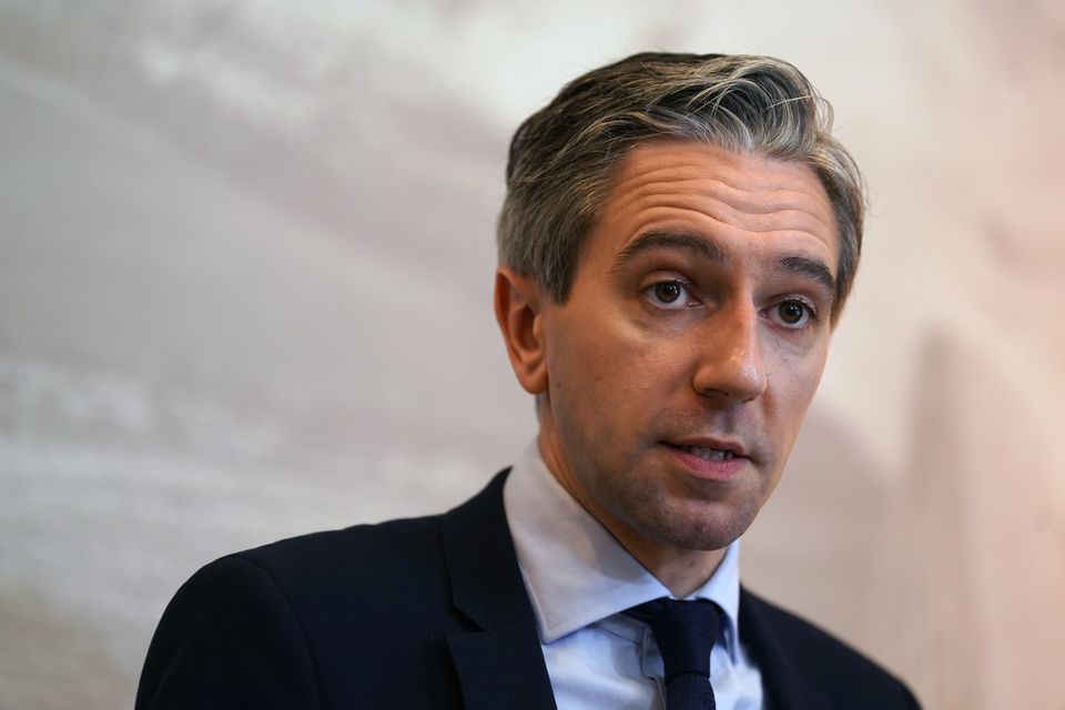 Taoiseach Simon Harris is meeting the Prime Minister on the eve of a European Political Community (EPC) summit (Brian Lawless/PA)