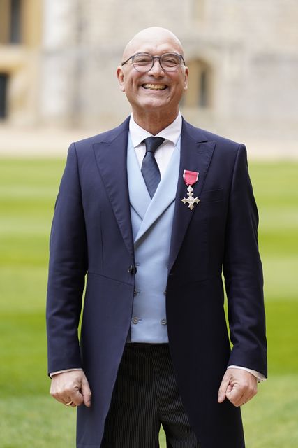 Gregg Wallace was made an MBE (Andrew Matthews/PA)