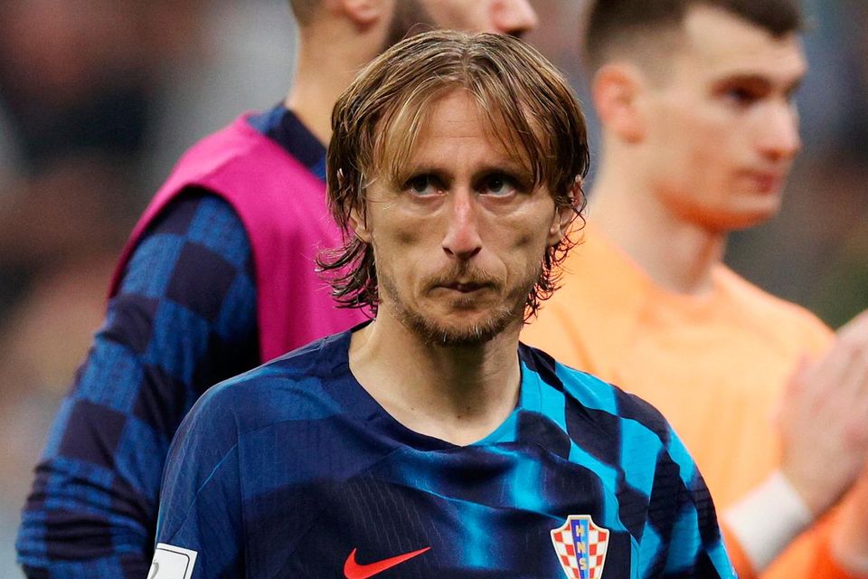 Luka Modric celebrates Champions League win by cutting hair