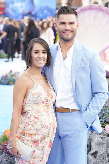 Janette Manrara and her husband Aljaz Skorjanec (Ian West/PA)