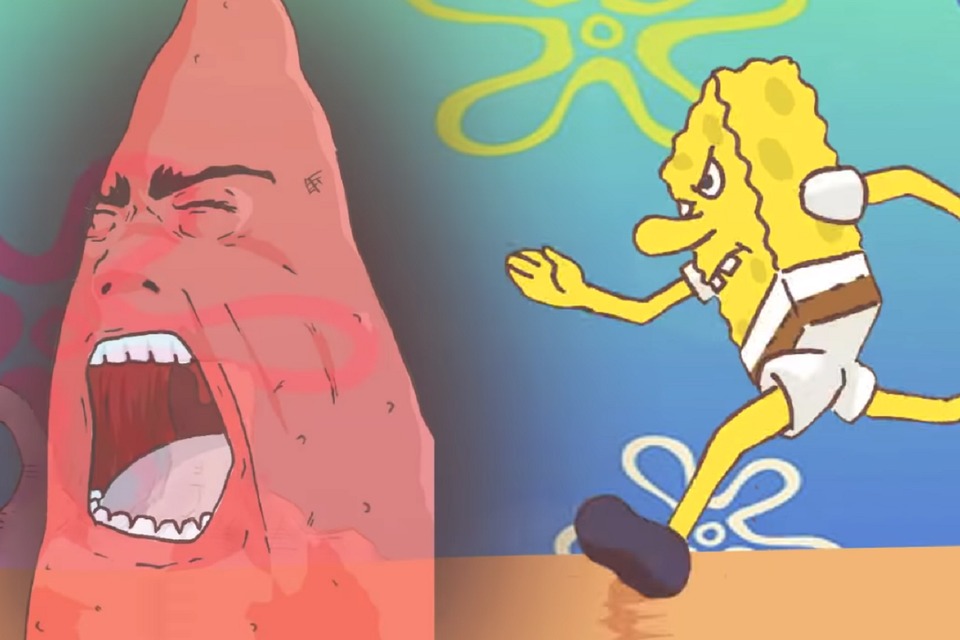 Someone turned Spongebob Squarepants into anime and it's captivating |  