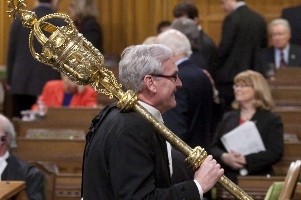 Sergeant-at-arms Kevin Vickers shot the gunman rampaging through Canada's parliament (The Canadian Press/AP)