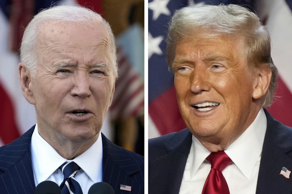 President Joe Biden, left, will meet President-election Donald Trump at the White House next week (Susan Walsh/PA)