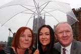 thumbnail: Judith Hutchinson pictured with her mum and dad graduating from Queen's University with BSc in Business Information Technology.