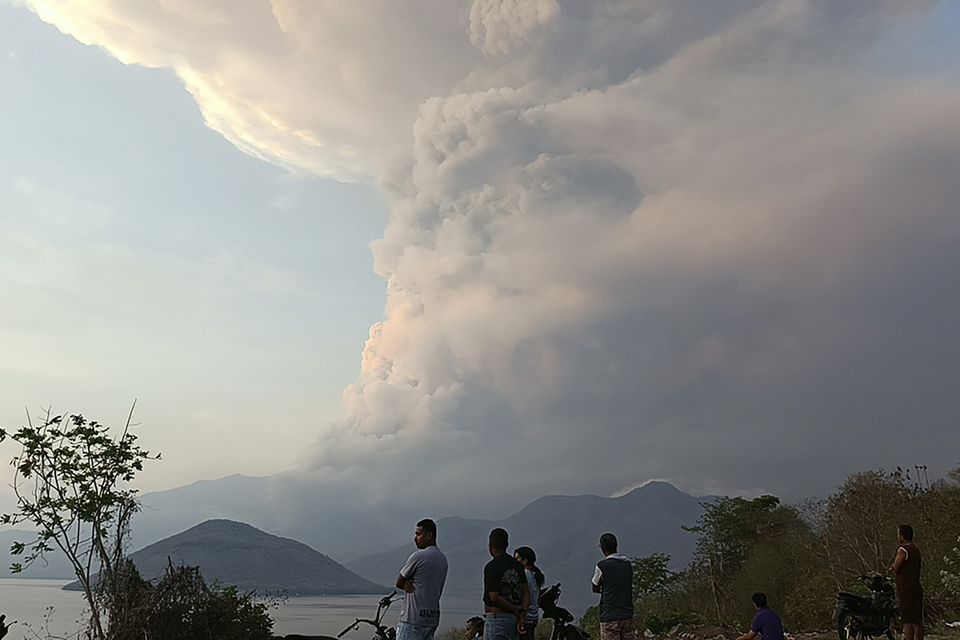 At least nine people died following the eruption (AP)