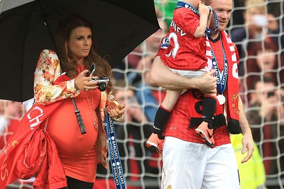 Wayne and Coleen Rooney joined by Man Utd stars past and present