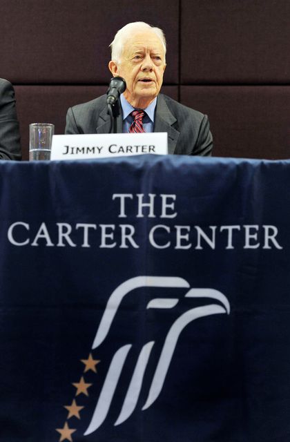 Jimmy Carter founded the Carter Center, a global development NGO, in 1982 (John Stillwell/PA)