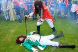 thumbnail: The annual sham fight between King William and James takes place in Scarva on July 13th 2017 (Photo by Kevin Scott / Belfast Telegraph)