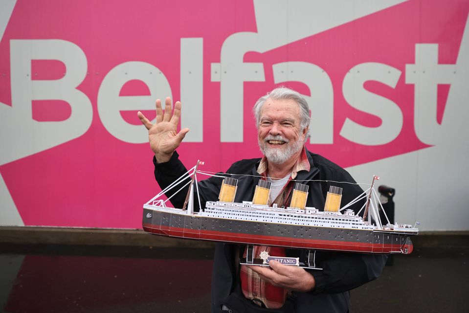 Andy Garrison at Belfast Port’s Cruise Ship Terminal (Liam McBurney/PA)