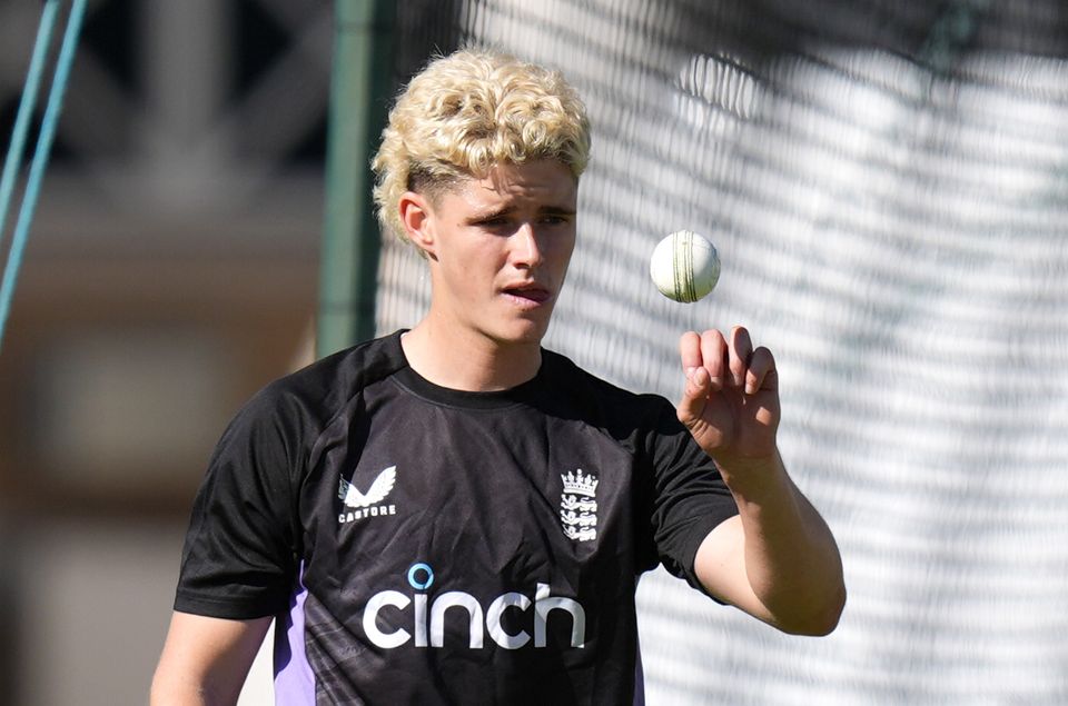 Jacob Bethell will bat at number three on his England Test debut (Jacob King/PA)