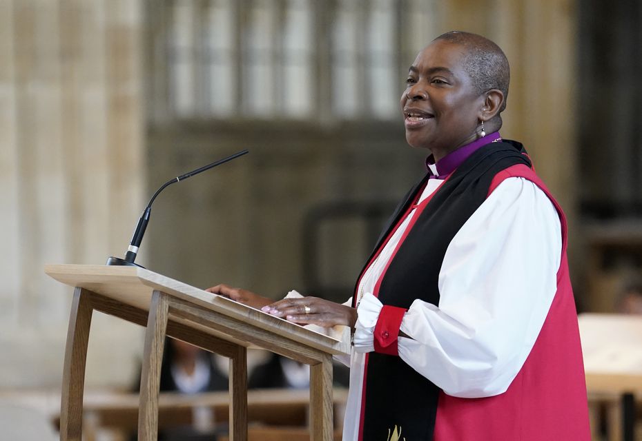 Bishop of Dover Rose Hudson-Wilkin is giving the Christmas Day sermon from Canterbury Cathedral (Andrew Matthews/PA)