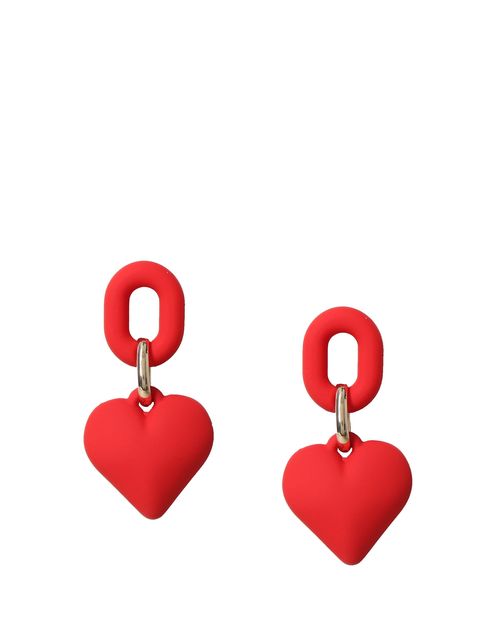 M&S Collection Matte Heart Drop Earrings,  £12.50, Marks & Spencer
