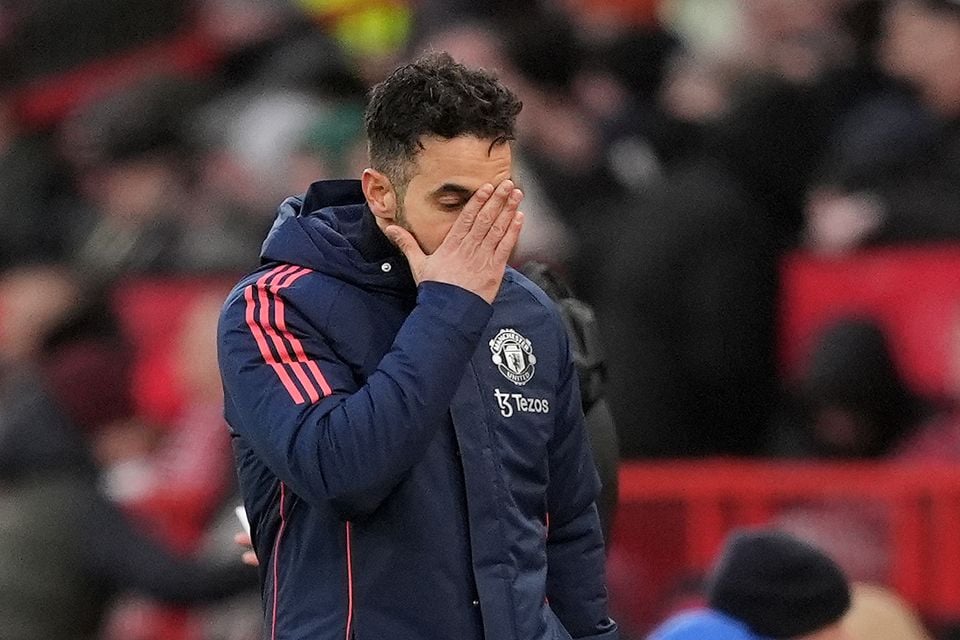 Ruben Amorim has had a tough start to his managerial career at Manchester United (Martin Rickett/PA)