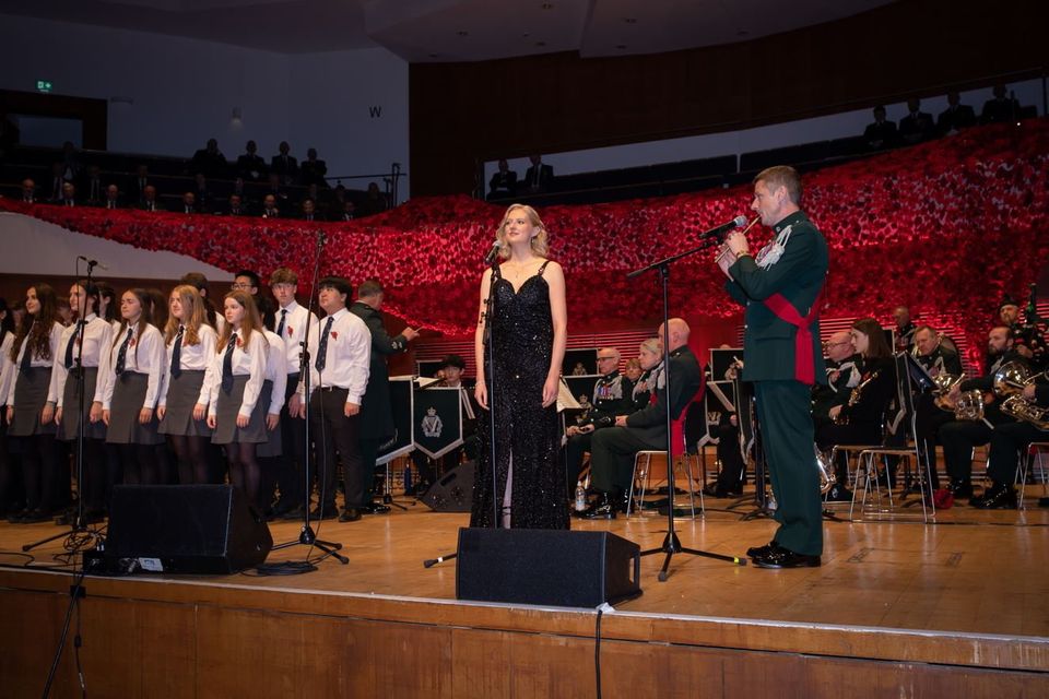 The Royal British Legion’s Northern Ireland Festival of Remembrance at the Waterfront Hall in Belfast on Saturday. Pic: Amy Mills