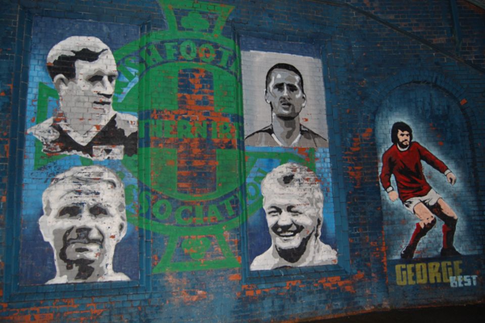 Northern Ireland Football Heroes Mural