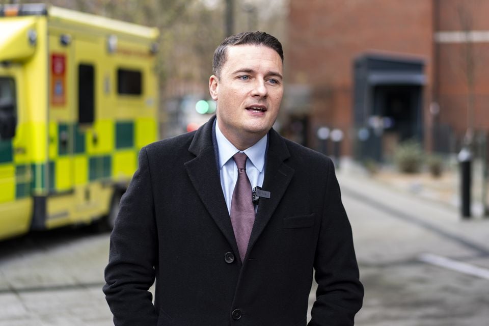 Health Secretary Wes Streeting said the changes were ‘the first step to fixing the front door to the NHS’ (Ben Whitley/PA)