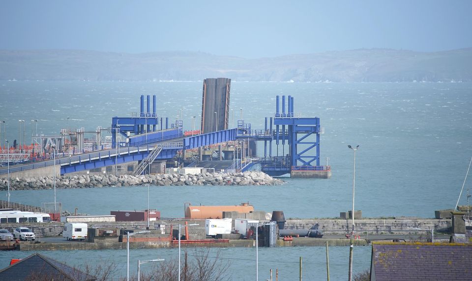 The Port of Holyhead in Anglesey (Peter Byrne/PA)