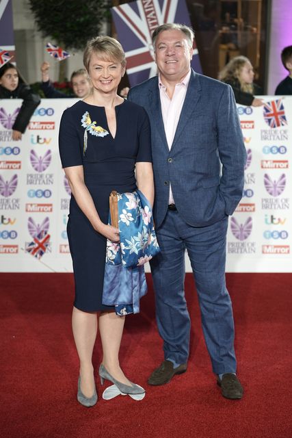 Yvette Cooper and Ed Balls at the Pride of Britain Awards in 2022 (Yui Mok/PA)