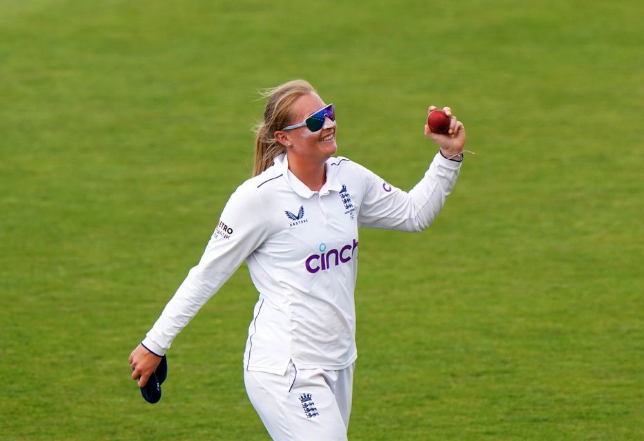 Spinner Sophie Ecclestone took five wickets before England subsided to an innings day/night Test defeat to Australia in Melbourne (Tim Goode/PA)