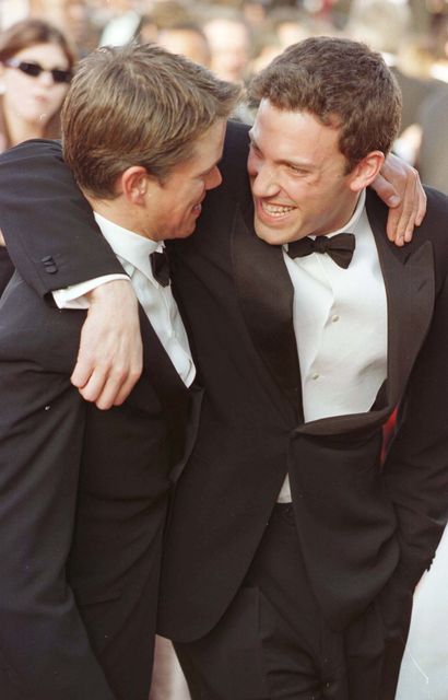 Actors Matt Damon and Ben Affleck (Peter Jordan/PA)