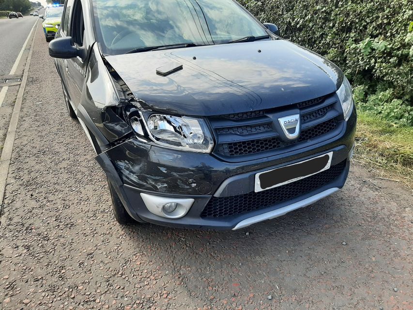 Dacia was stopped in relation to a separate incident.