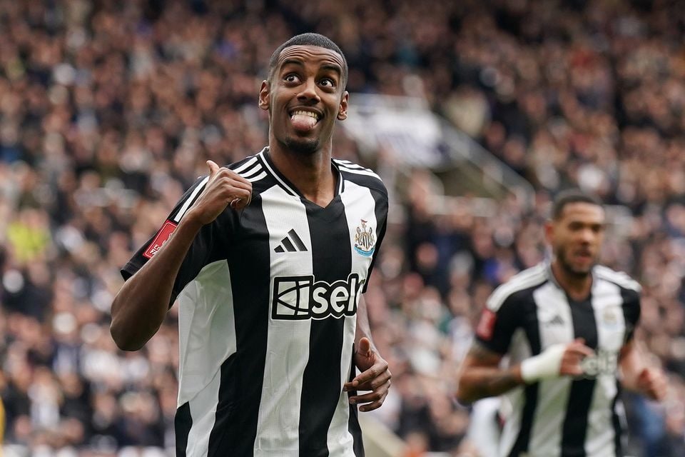 Alexander Isak has enjoyed a superb season for Newcastle (Owen Humphreys/PA)