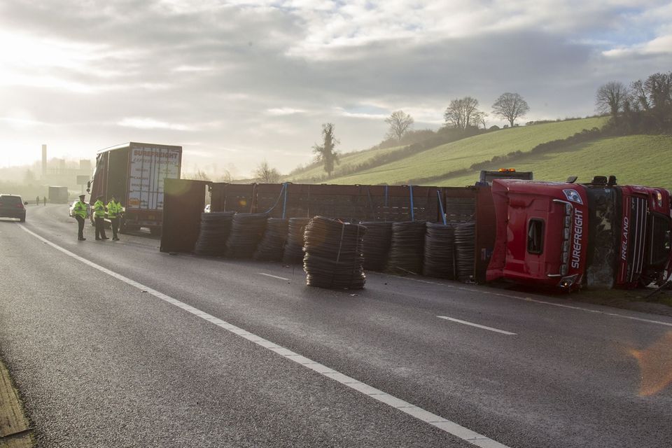 Lorry crash closes A1 dual carriageway for second time in 24 hours