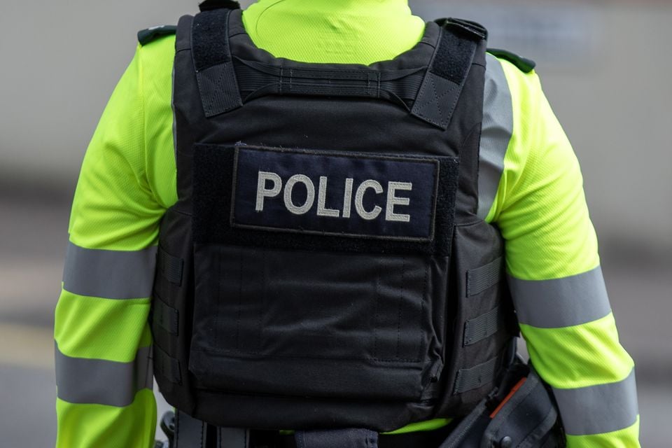 The incident happened on Sunday evening in Newtownabbey. Pic by Aodhan Roberts/Belfast Telegraph.