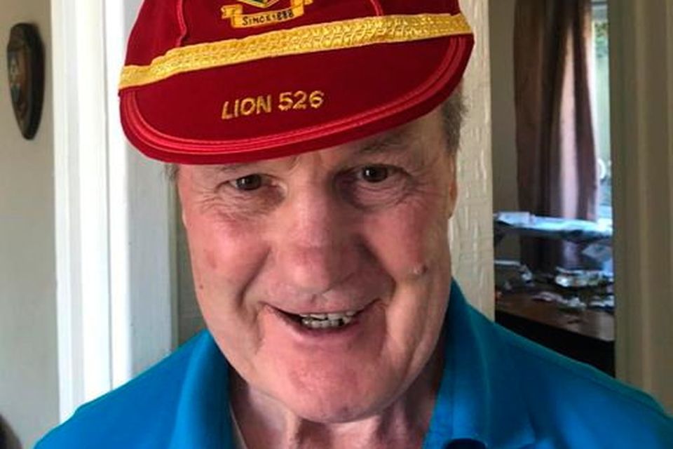 Cap that: Stewart McKinney is all smiles as he proudly shows off his British and Irish Lions cap