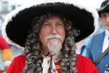 thumbnail: Press Eye - Belfast - Northern Ireland  - 13th July 2017 - 

Brian Dawson dressed as King William takes part in the re-enactment of the Siege of Carrickfergus Castle and the landing of King William at Castle Green, Carrickfergus. The event included re-enactment groups from across the Northern Oteland, all dressed in period costume followed by a Pageantry parade to meet King William upon his landing at Carrick Harbour.Ê

Photo by Kelvin Boyes / Press Eye.