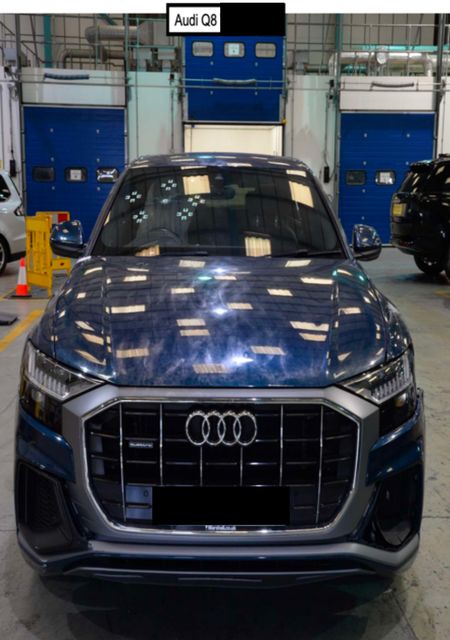 The blue Audi Q8 Chris Kaba was in when he died (CPS/PA)