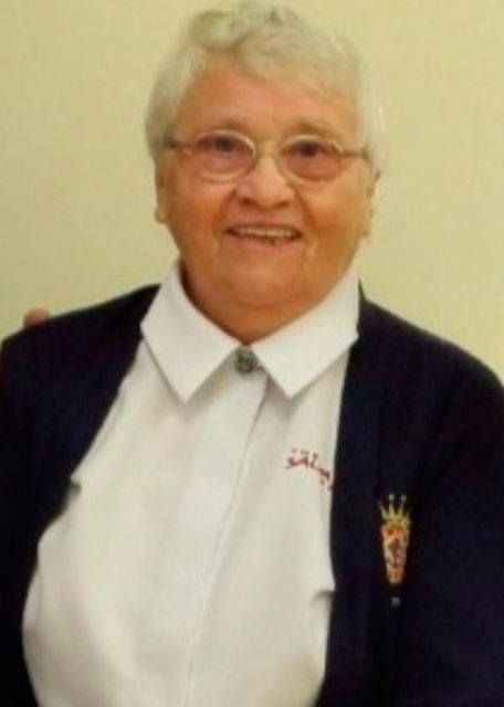 Jean Whitla in her Salvation Army uniform