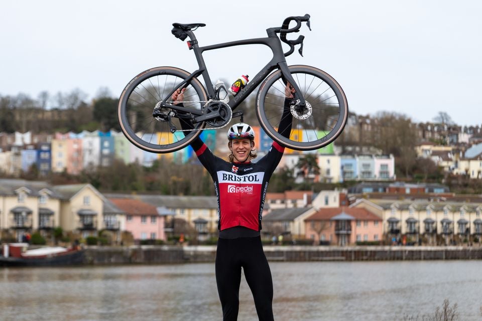 Jesper Hartikainen is planning to cycle from London to Helsinki to raise money for a cancer charity (University of Bristol/PA)