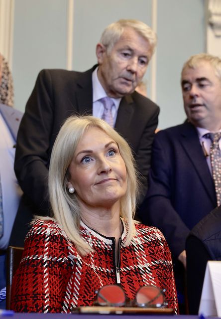 Verona Murphy during the first sitting of the 34th Dail (Maxwells/PA)