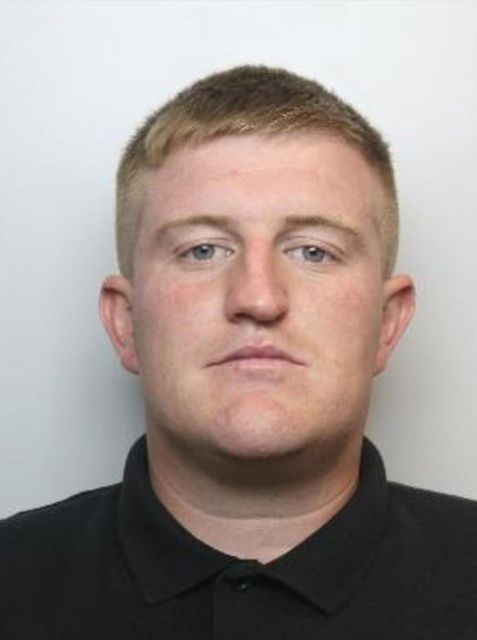 Michael Whitehead, 27, was jailed for two years and eight months after admitting violent disorder (South Yorkshire Police/PA)