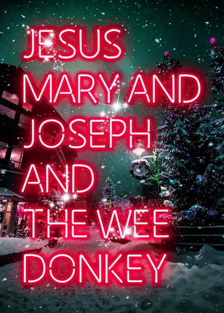 Jesus, Mary and Joseph and the Wee Donkey, £13.50, Ink & Drop