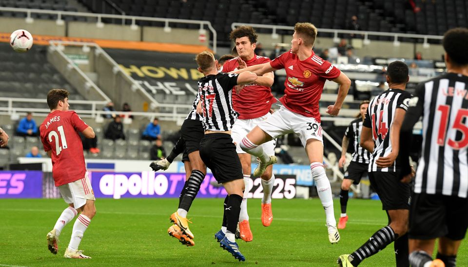Harry Maguire scored in Saturday’s 4-1 win at Newcastle (Stu Forster/PA)