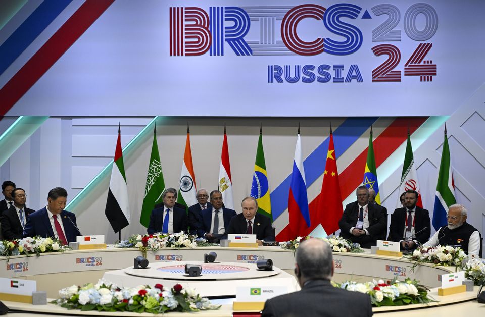 The summit is intended to counter Western dominance on the world stage (Pool via AP)