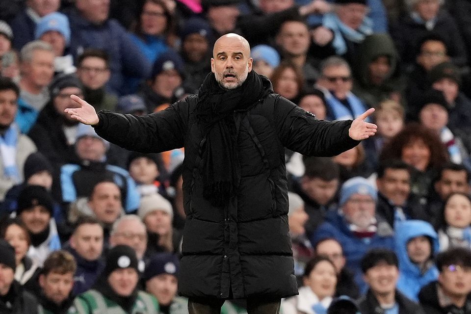 Manchester City boss Pep Guardiola admitted his side was not at its best in victory over West Ham (Martin Rickett/PA)