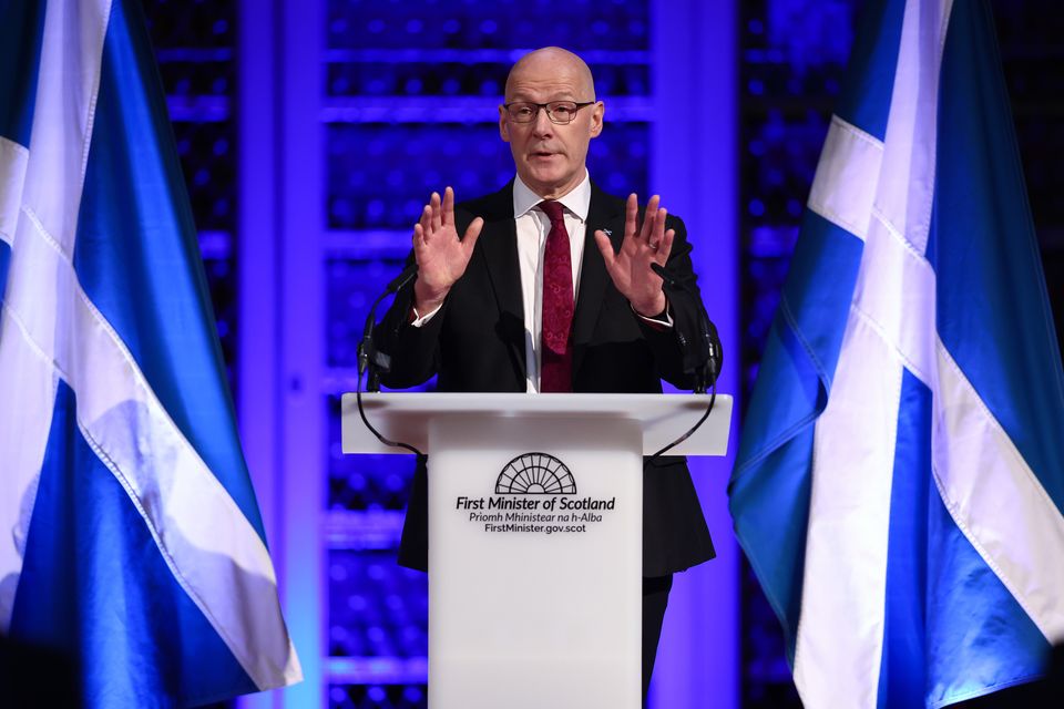 John Swinney stressed the importance of passing the budget (Jeff Mitchell/PA)