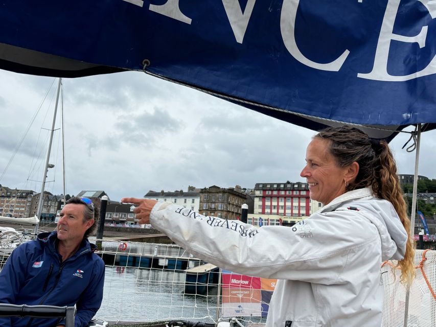 Perseverance skipper Ineke Van Der Weijden was happy to return to Scottish waters (Nick Forbes/PA)