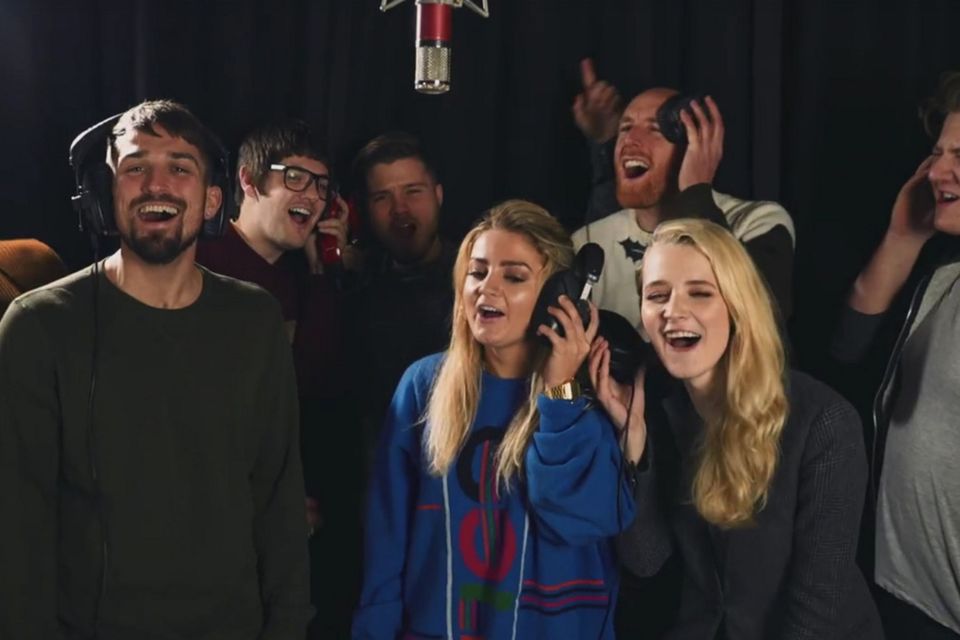 The recording of the song