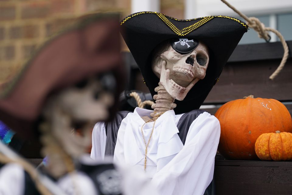 Ahoy, me hearties! Brave sailors must cross the seven seas to knock on this door in Rainham, Kent (Gareth Fuller/PA)