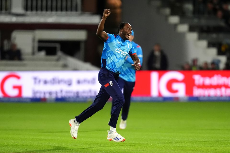 Jofra Archer exceeded 90mph in the reply (John Walton/PA)