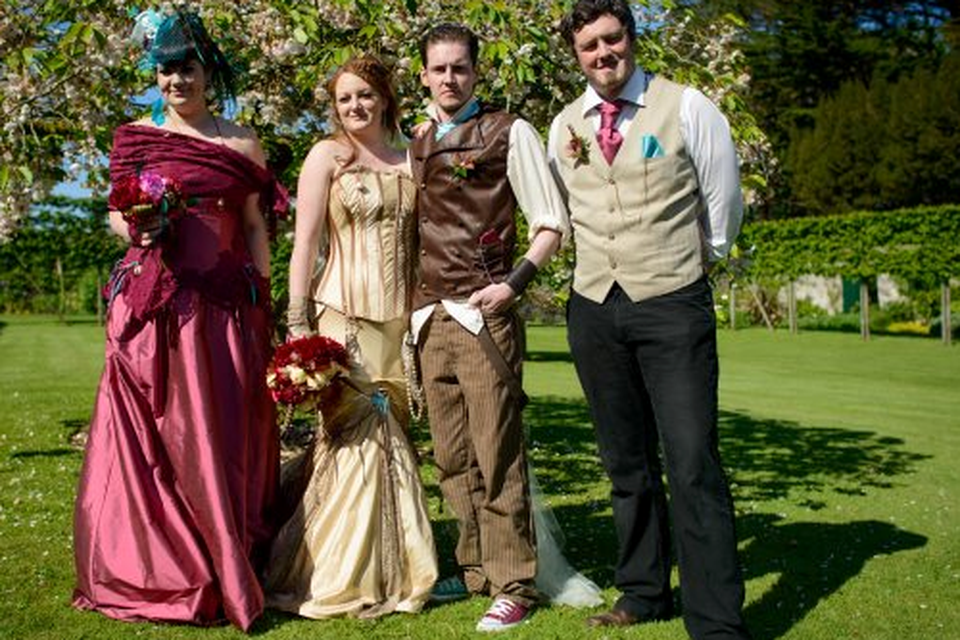 Amy Best and Adam McCausland married 1st June in Glenarm Castle, with the Walled Gardens being used for the Reception Venue with MagnaKata Tipis. (The first, and only wedding to use the walled gardens for reception.)