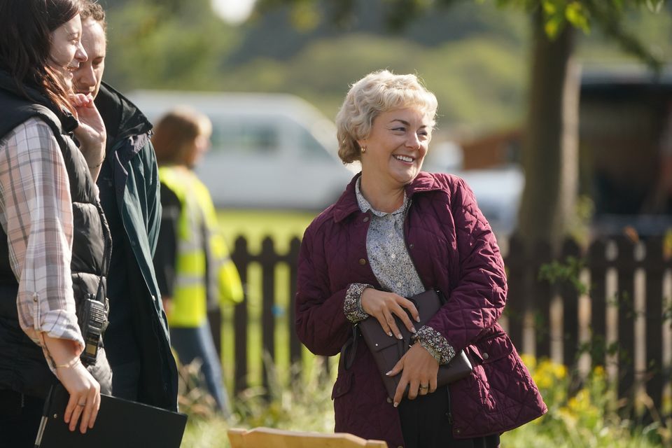 Sheridan Smith on set filming for new ITV drama I Fought the Law (Owen Humphreys/PA)