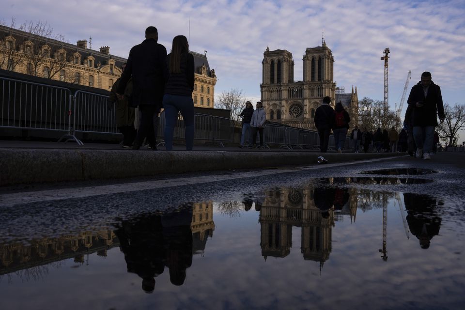 Notre Dame has been restored after a devastating fire in 2019 (AP)