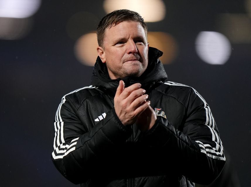 Eddie Howe does not want the Carabao Cup final to become a distraction for his players (Bradley Collyer/PA)